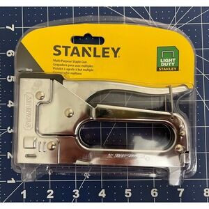 Stanley TR45 SharpShooter Light Duty Multi-Purpose Staple Gun Chrome Steel NEW
